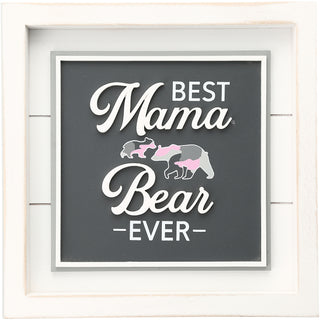 Best Mama Bear 10" MDF Plaque