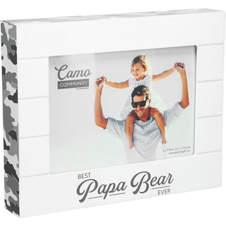 Papa Bear 9" x 7.25" MDF Frame (Holds a 7" x 5" photo)