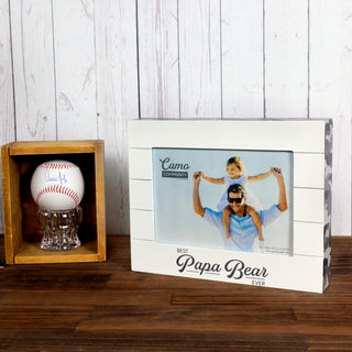 Papa Bear 9" x 7.25" MDF Frame (Holds a 7" x 5" photo)