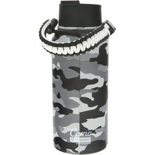 Fatherhood 32 oz Stainless Steel Water Bottle with Paracord Survival Handle