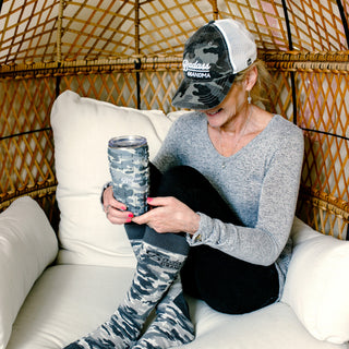 Grandma S-M Cotton Blend Sock