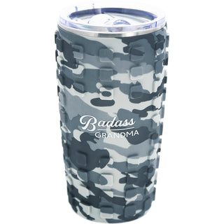 Grandma 20 oz Travel Tumbler with 3D Silicone Wrap