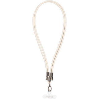 Ivory Adjustable Silicone Crossbody Phone Lanyard