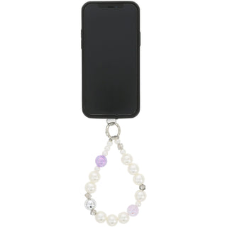 Lavender Beaded Hands-Free Wrist Strap