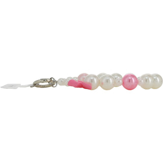 Pink Bow Beaded Hands-Free Wrist Strap