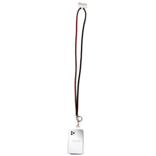 Red Crossbody Soft Gemmed Phone Lanyard