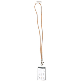 Champagne Crossbody Soft Gemmed Phone Lanyard