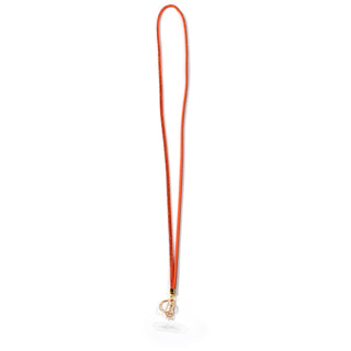 Orange Crossbody Soft Gemmed Phone Lanyard