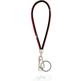 Red Wristlet Soft Gemmed Phone Wrist Strap