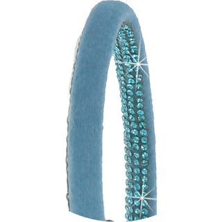 Aqua Wristlet Soft Gemmed Phone Wrist Strap