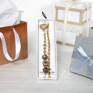 Gold Crystal Crossbody Beaded Gold Phone Chain