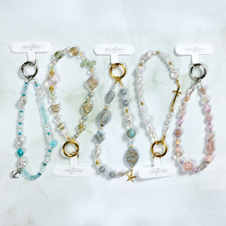 Lake Beaded Hands-Free Wrist Strap