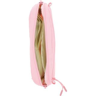 Pink Jacquard Woven Phone Lanyard with Pouch