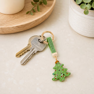 Tree Gemmed Bag Charm