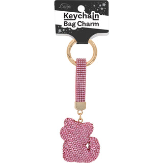 Cat Gemmed Bag Charm