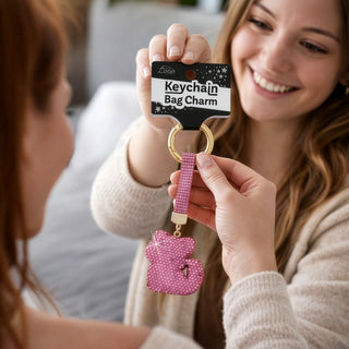 Cat Gemmed Bag Charm