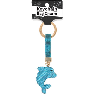 Dolphin Gemmed Bag Charm