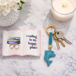 Dolphin Gemmed Bag Charm