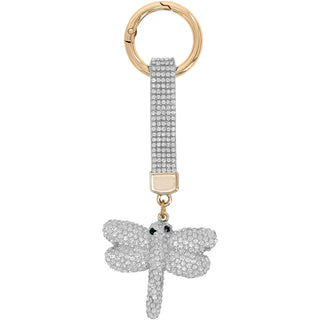Dragonfly Gemmed Bag Charm