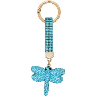 Dragonfly Gemmed Bag Charm