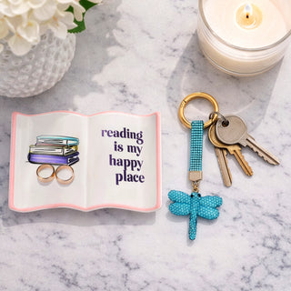 Dragonfly Gemmed Bag Charm