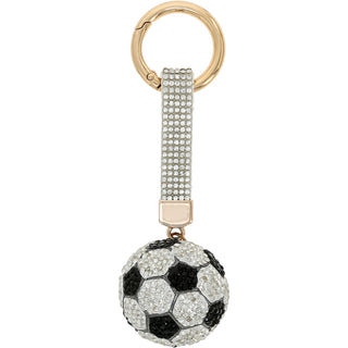 Soccer Gemmed Keychain