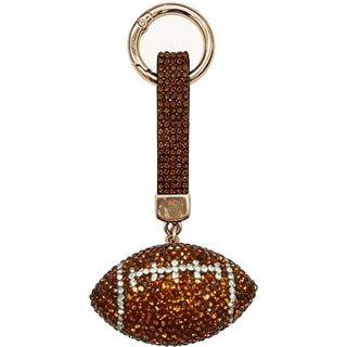 Football Gemmed Bag Charm