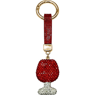 Wine Gemmed Bag Charm