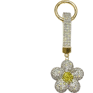 Daisy Gemmed Bag Charm