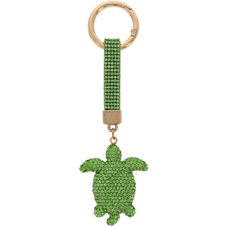 Turtle Gemmed Bag Charm