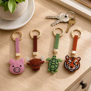 Tiger Gemmed Bag Charm