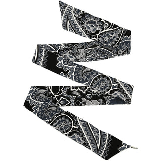 Pewter Paisley - Mask Ties Set of 2 48" x 2.5"