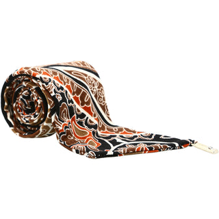 Mocha Paisley - Mask Ties Set of 2 48" x 2.5"