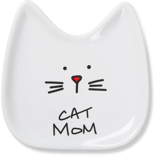 Cat Mom 5" Ceramic Spoon Rest