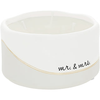 Mr. & Mrs. 8 oz - 100% Soy Wax Reveal Candle Scent: Tranquility