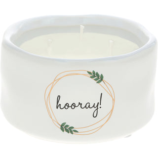 Hooray! 8 oz - 100% Soy Wax Reveal Candle
Scent: Tranquility