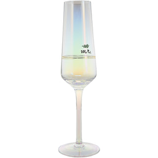 Mr.  8 oz. Glass Toasting Flute