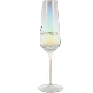 Mr.  8 oz. Glass Toasting Flute