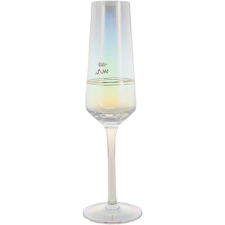 Mr.  8 oz. Glass Toasting Flute