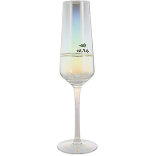 Mrs.  8 oz. Glass Toasting Flute