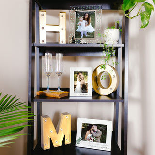 Mr. & Mrs. 5.5" x 7.5" MDF Frame (Holds 4" x 6" Photo)