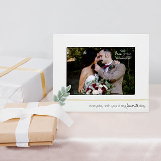 Favorite Day 9" x 7.25" MDF Frame (Holds 5" x 7" Photo)