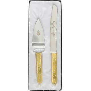 Happily Ever After Cake Knife and Server Set