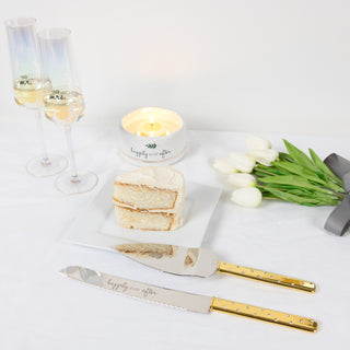 Happily Ever After Cake Knife and Server Set