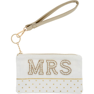 Mrs. 8" x 5" Canvas Wristlet