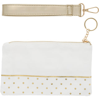 Bride 8" x 5" Canvas Wristlet