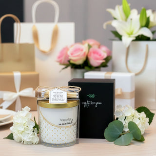 Married 10 oz - 100% Soy Wax Candle with Matches Scent: Tranquility
