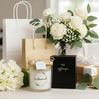 Bridesmaid 10 oz - 100% Soy Wax Candle with Matches Scent: Tranquility