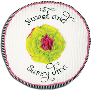 Sassy Diva 12" Round Pillow