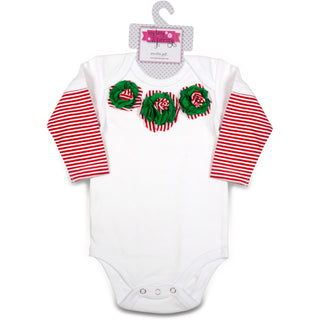 Peppermint Long Sleeve Onesie